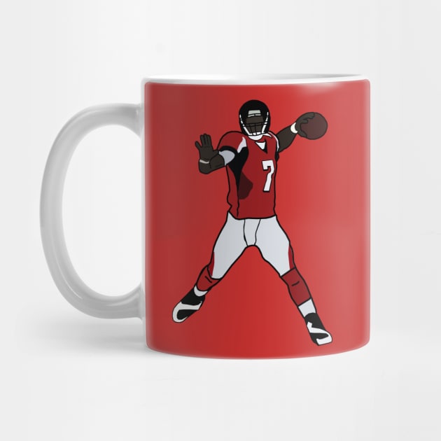 Michael Vick Throwback Atlanta Falcons NFL by xavierjfong